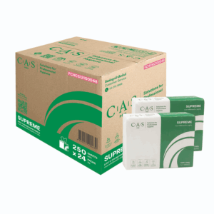 กระดาษเช็ดมือแบบแผ่น แคสโปร ( C.A.S.Pro )